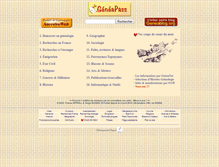 Tablet Screenshot of geneapass.org